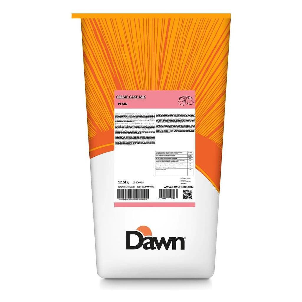 Dawn Bakers Select Plain Crème Cake Base 12.5 kg