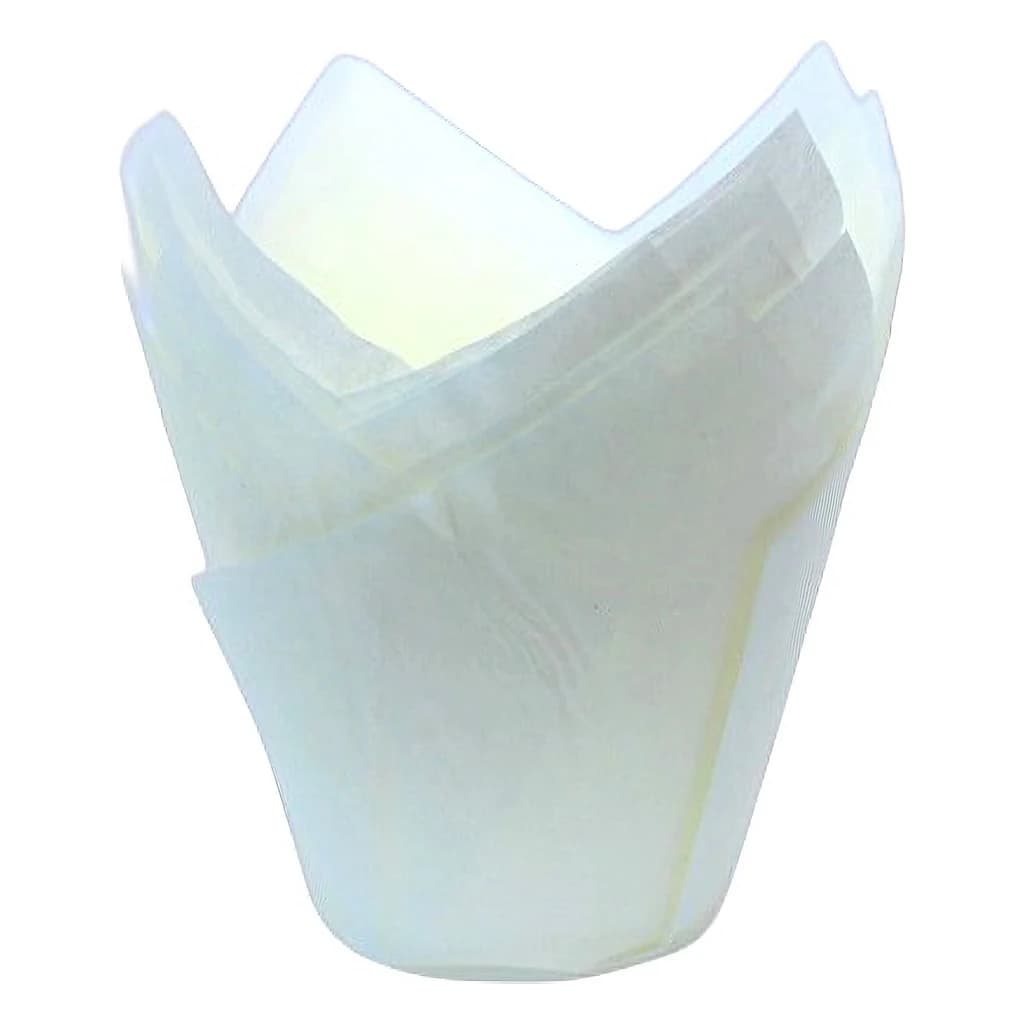 Tulip Muffin Case White (180 pcs)
