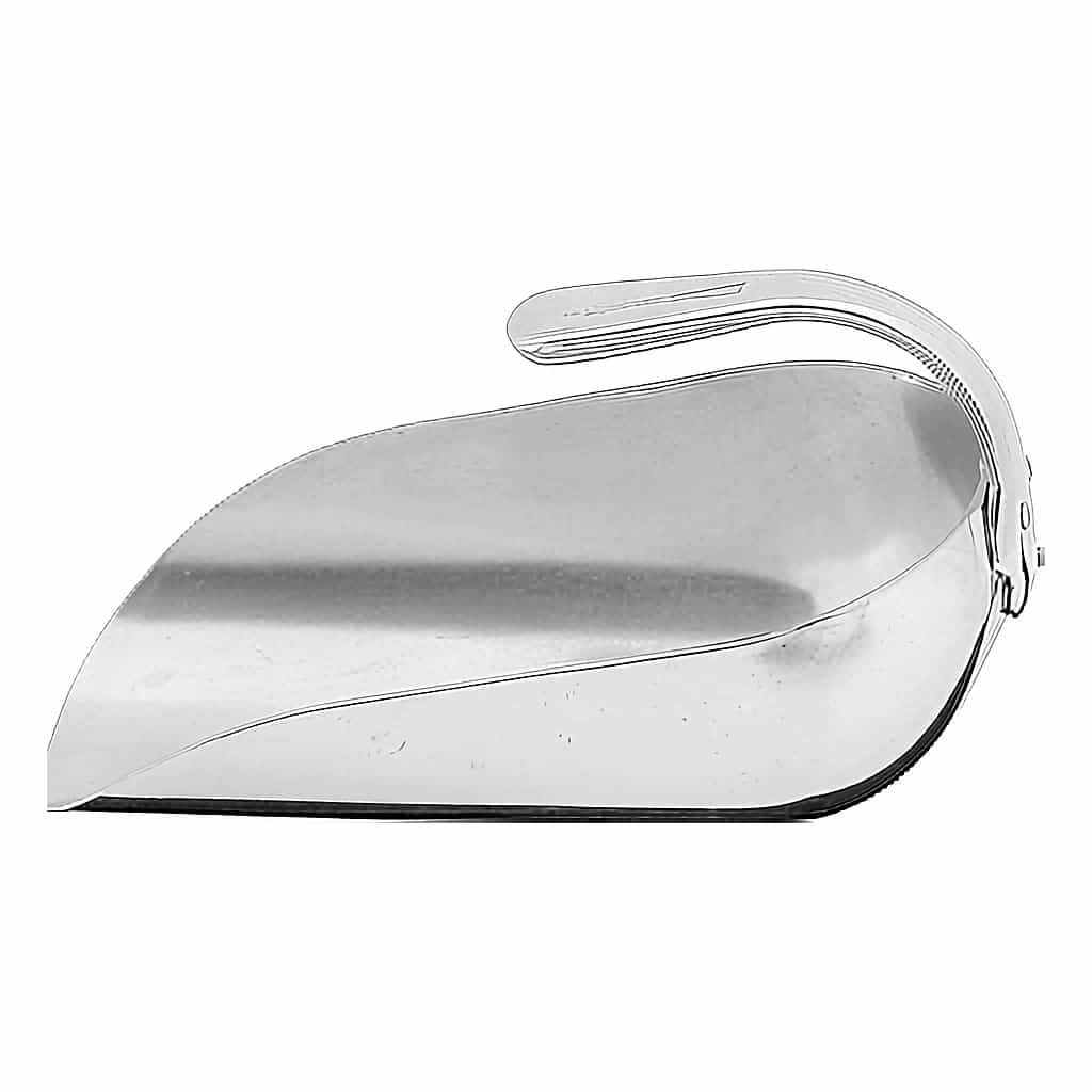 Cast Aluminium Scoop with Curved Handle, ~2000 g