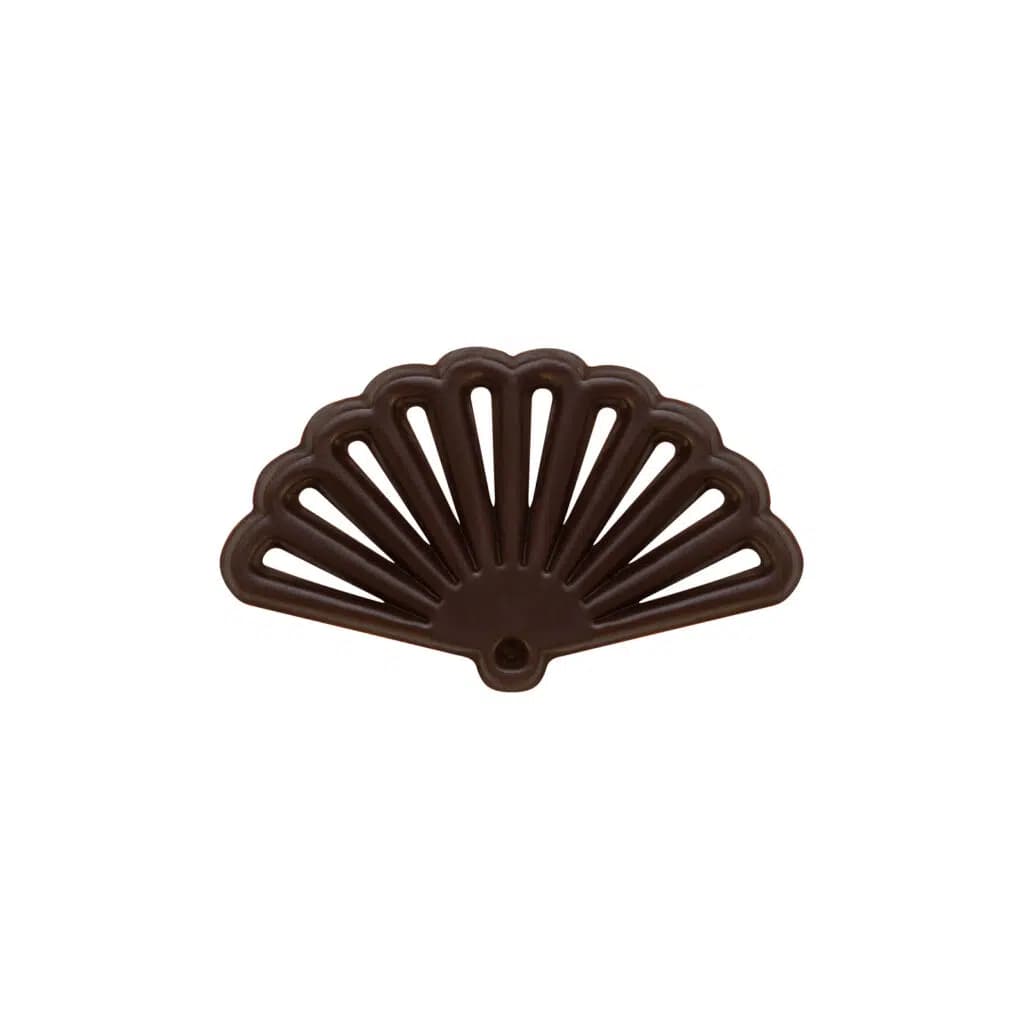 Chocolate Filigree Oriental Fan 59 mm (400 pc)