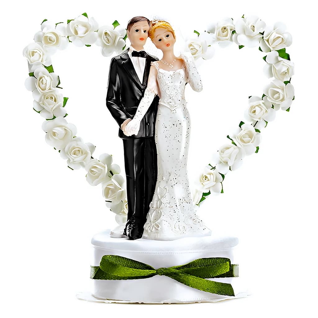 Newlywed Wedding Cake Topper Figurine, 16 cm