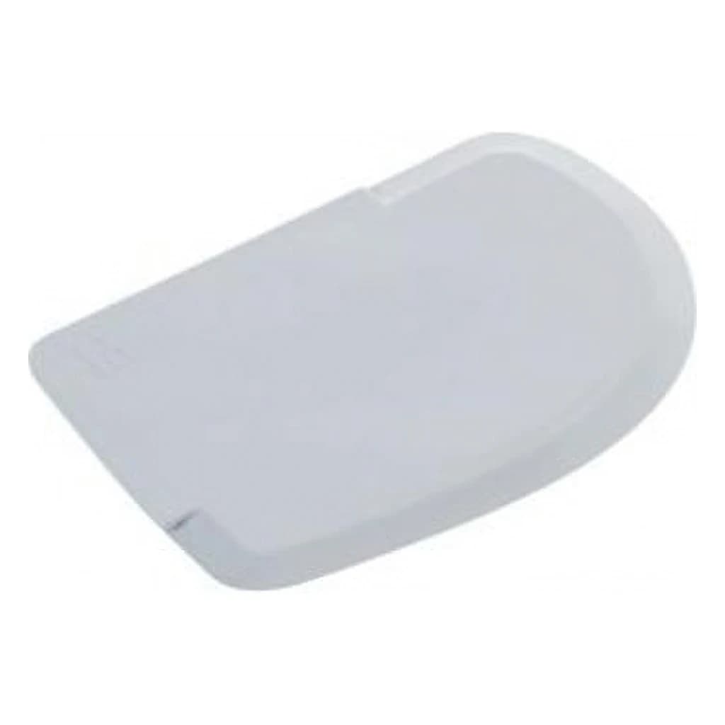 Oval White Plastic Scraper 12.5 × 9 cm (50RTA2)