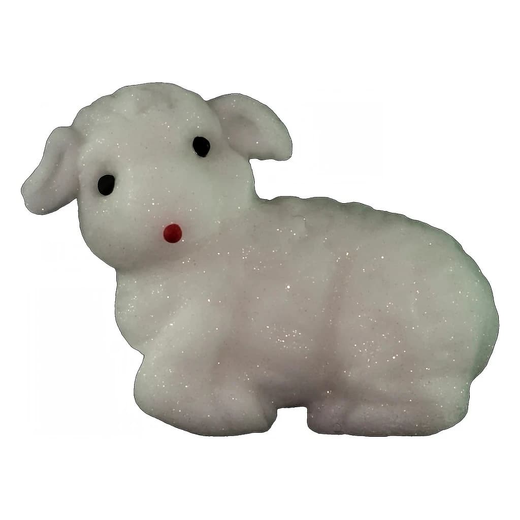 Easter Sugar Lamb Figurines (Pack of 35)