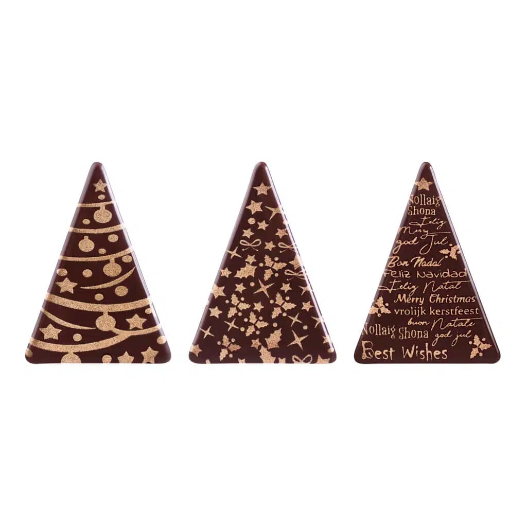 Barbara Luijckx Gold Christmas Chocolate Decoration Set, 48 mm (252 pc)