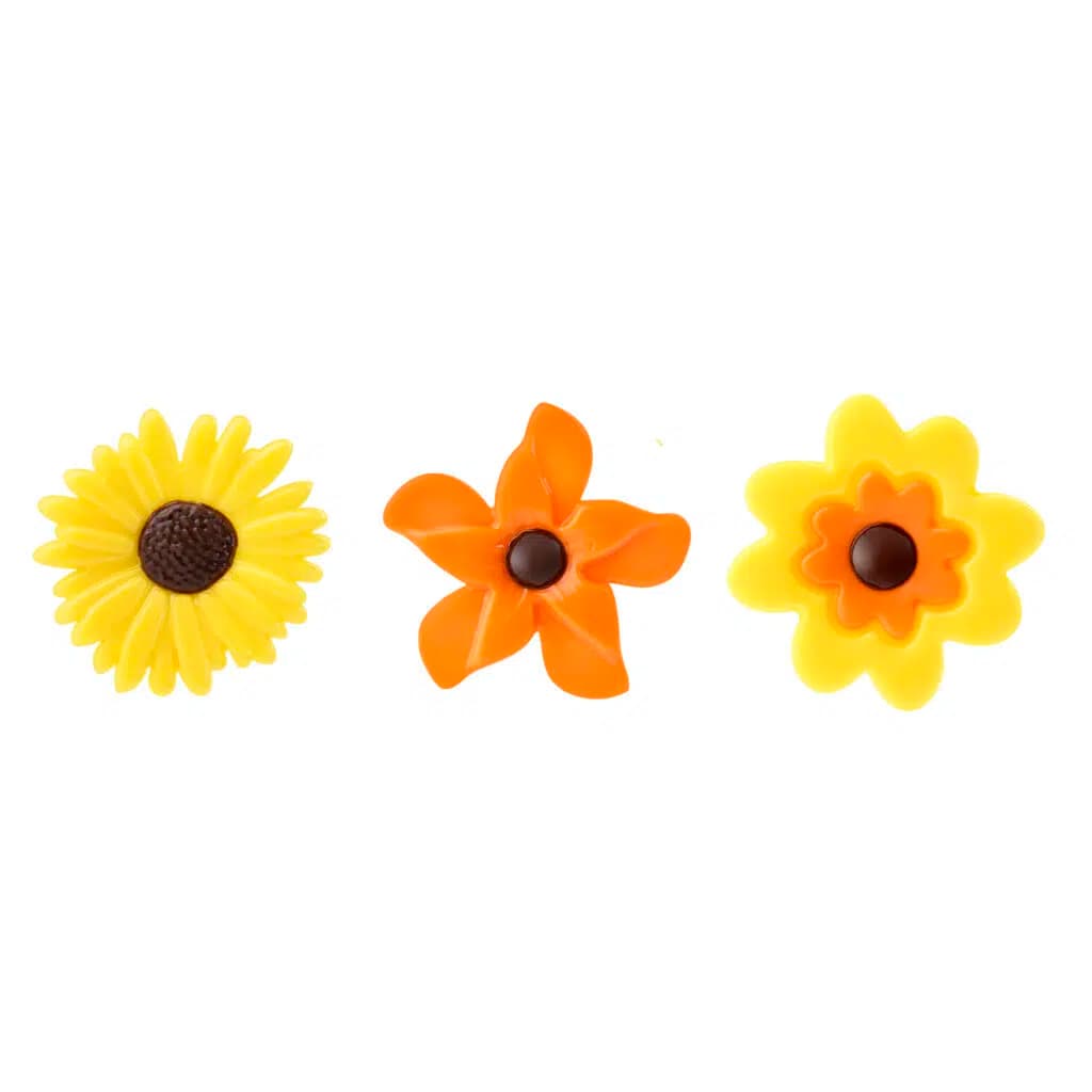 Chocolate Flowers Set, 30 × 35 mm (252 pc)