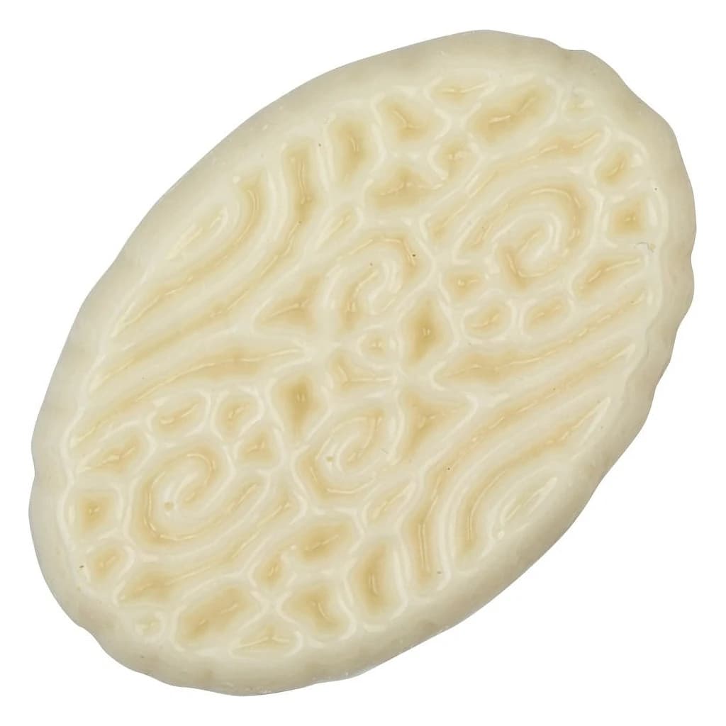 White Chocolate Lace Oval Decoration (144 pc)