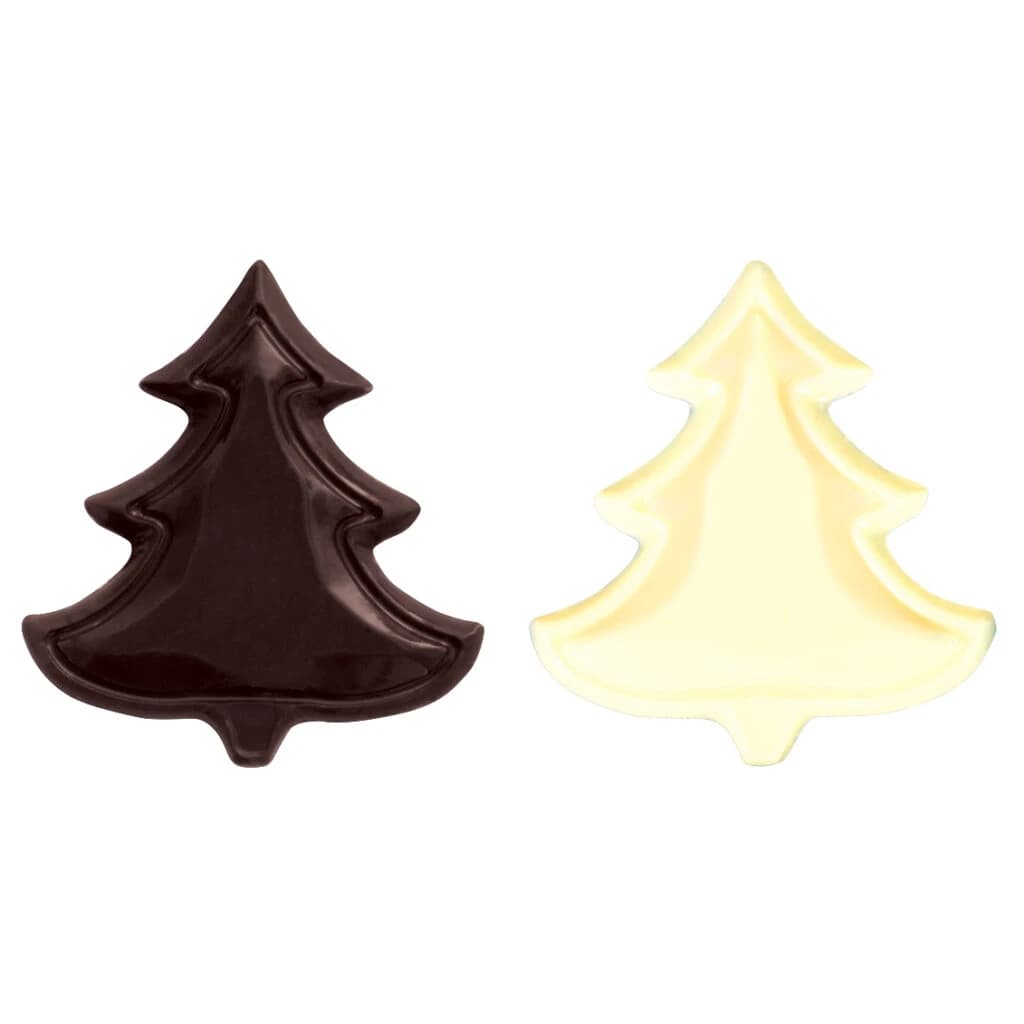 Chocolate Christmas Trees Set, 38 × 42 mm (150 pc)