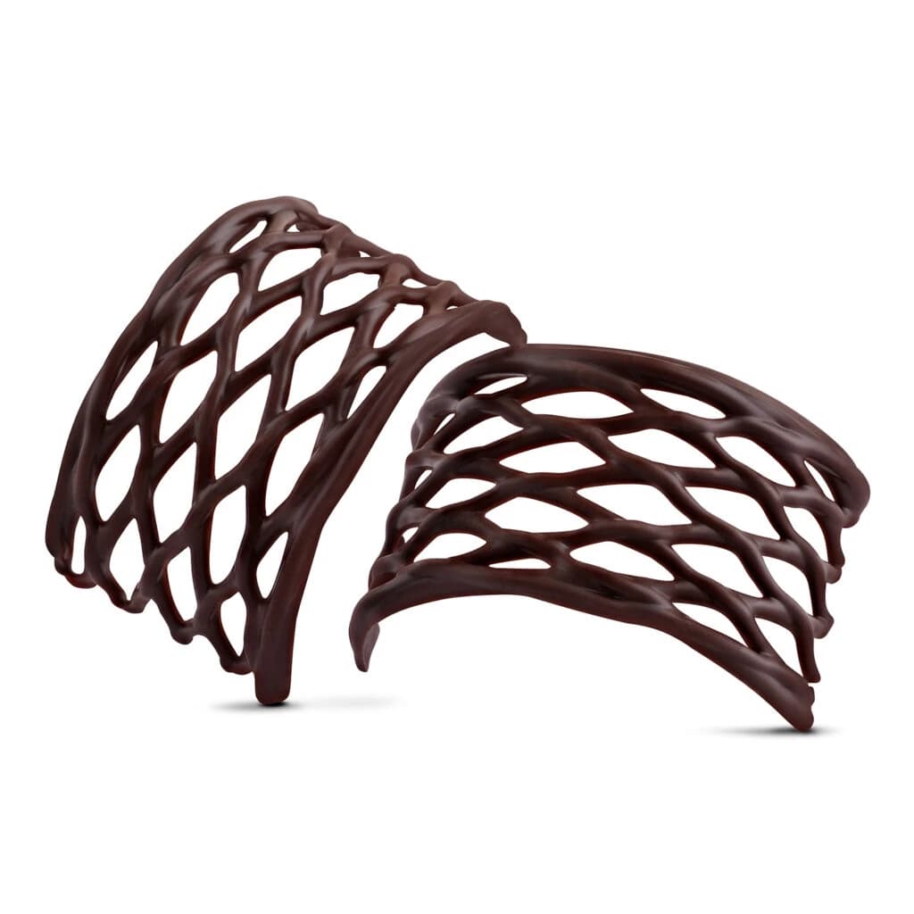 Dark Chocolate Arch Grillage, 30 × 45 mm (135 pc)