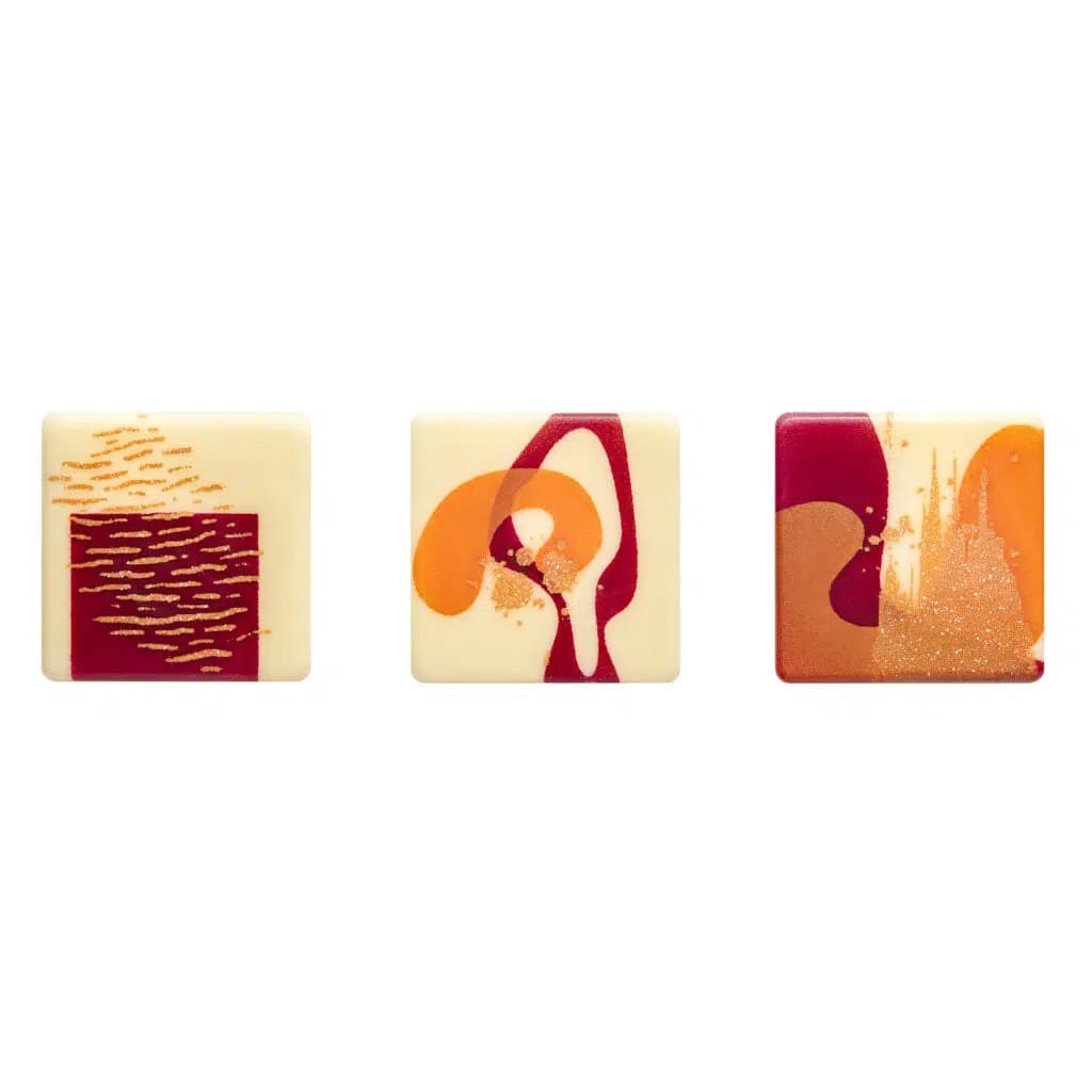 Barbara Luijckx Barcelona Printed Chocolate Squares 30 mm (144 pc)