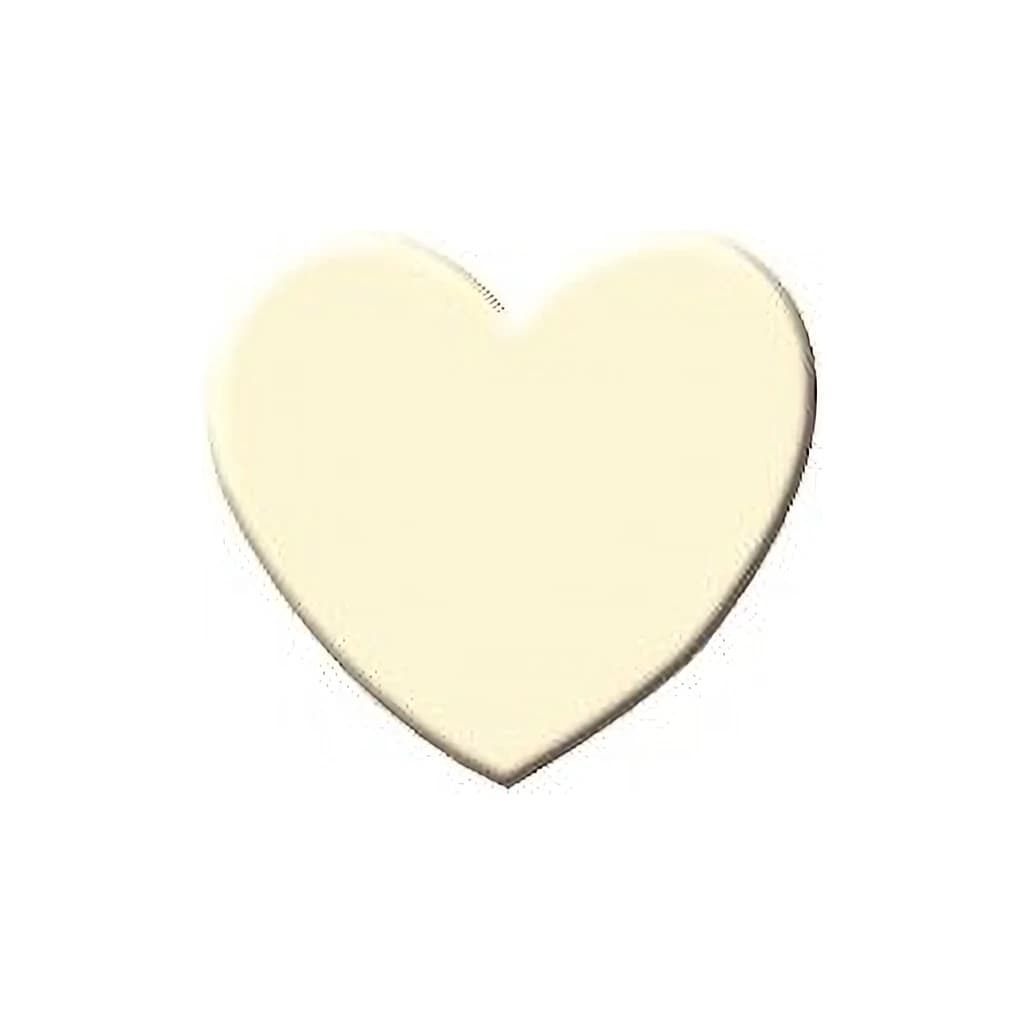White Chocolate Heart Decoration, 20 mm (250 pc)