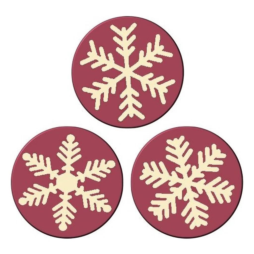 Chocolate Circle Decorations 30 mm – Mix (90 pc)