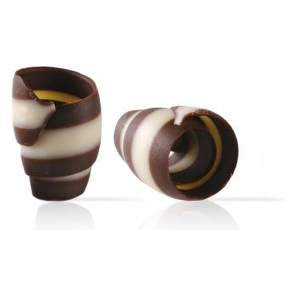 Dobla Shell Dark/White Chocolate Decoration (180 pc)