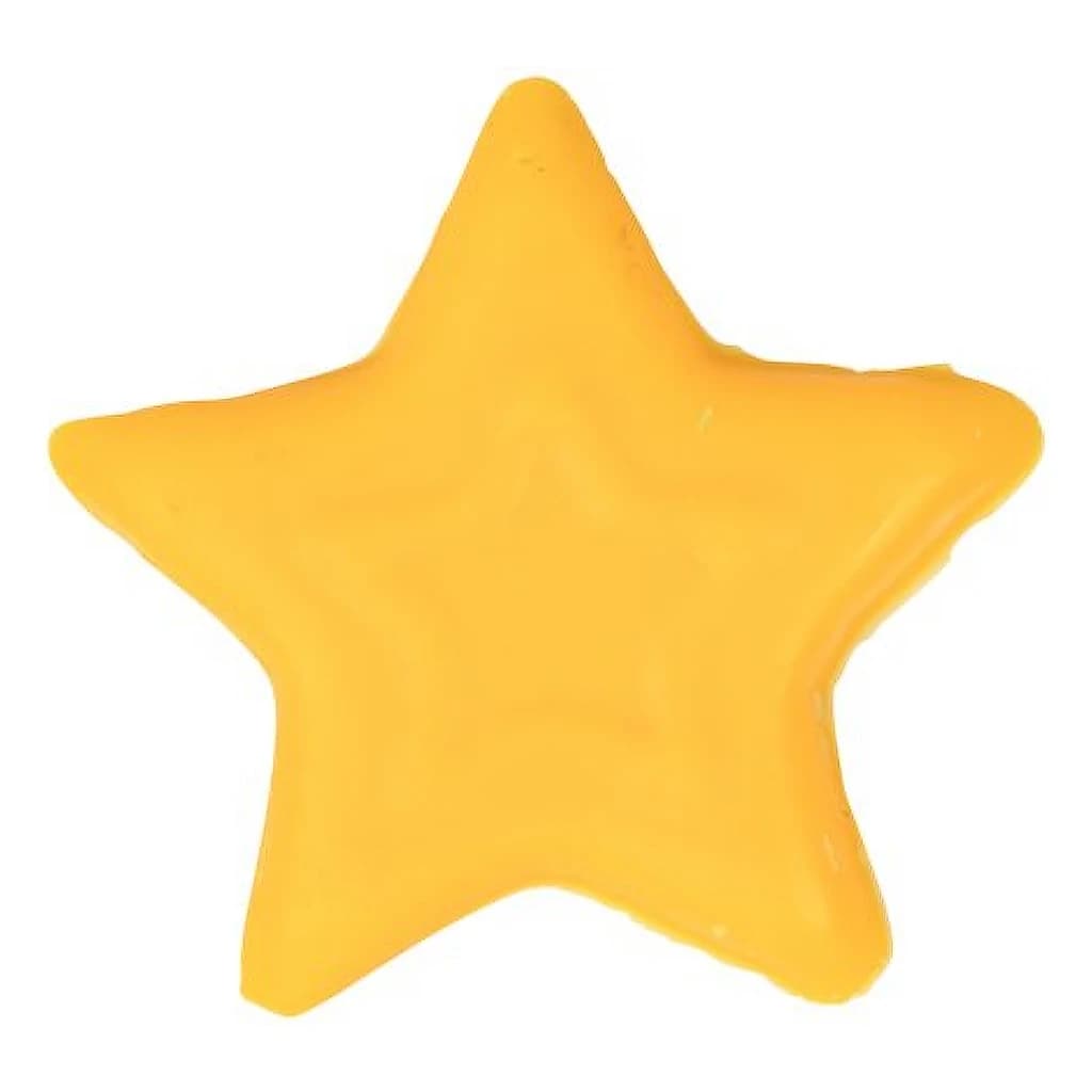 Chocolate Mini Stars, Yellow, 20 mm (160 pc)