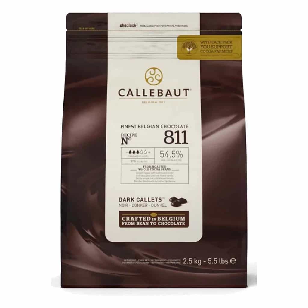 Callebaut 811 Dark Couverture Callets 54.5%