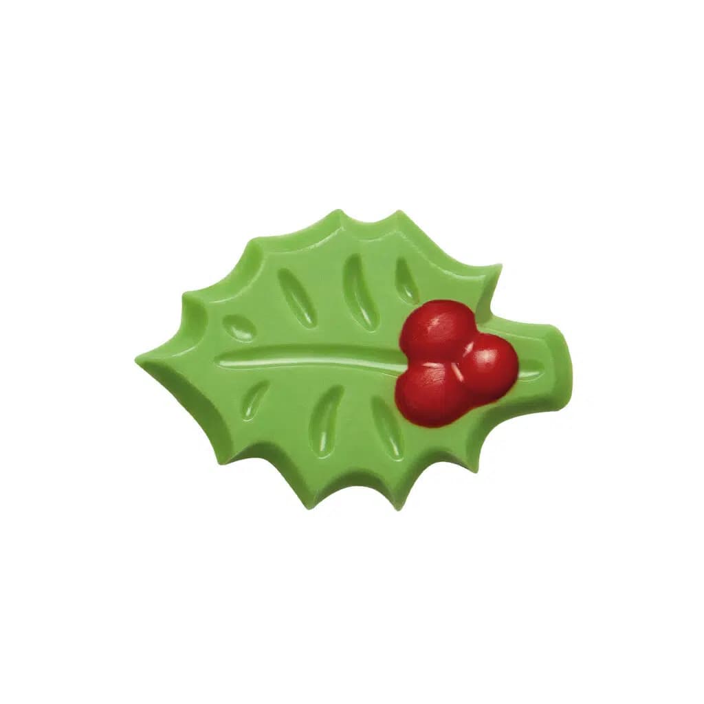Chocolate Christmas Holly Leaf Decoration 42 mm (240 pc)