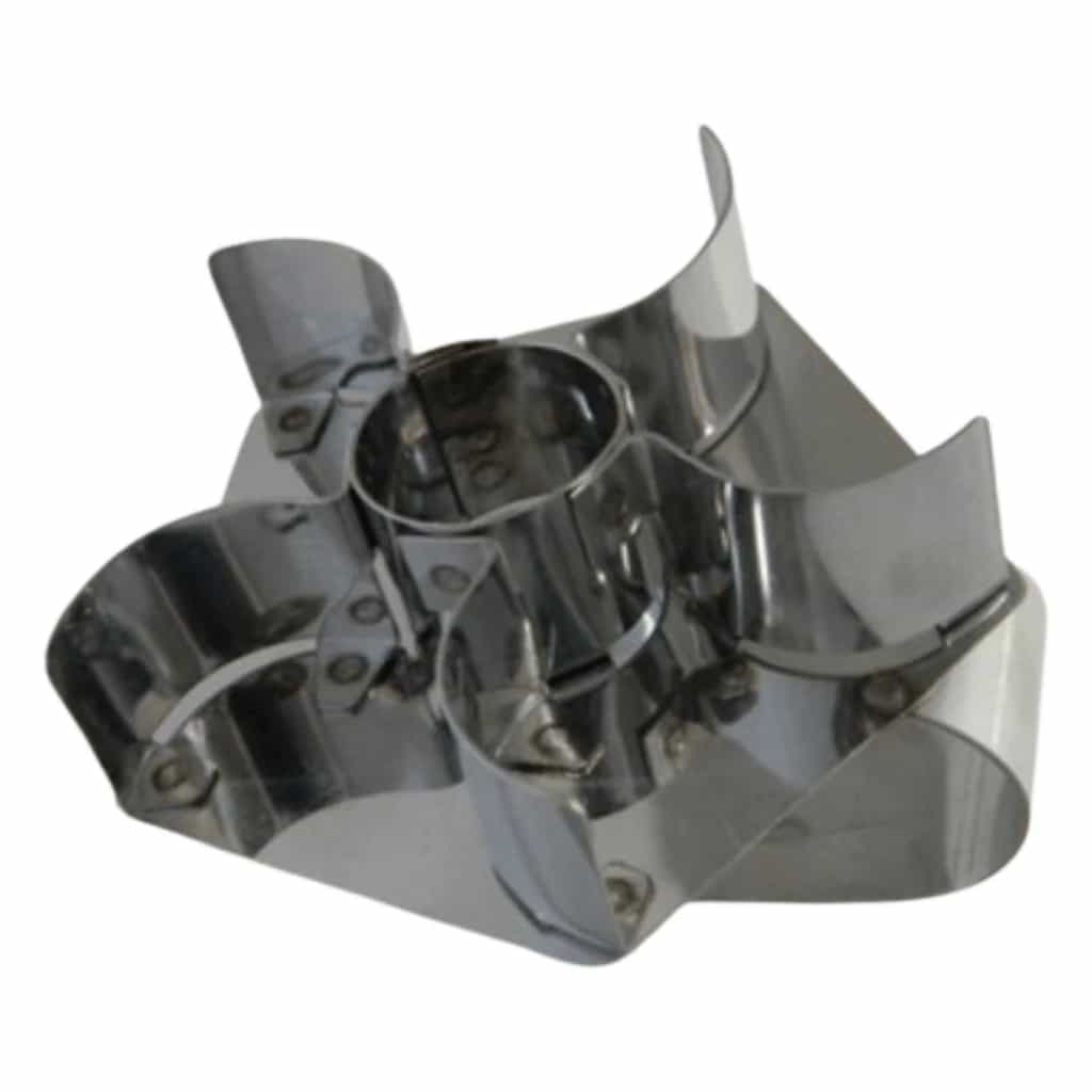 Metal Kaiser Marker “5 Feathers” with Circle