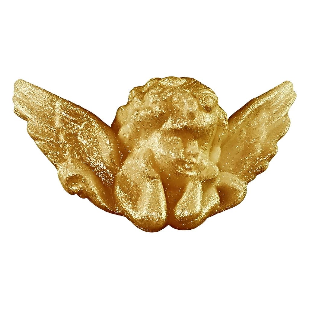 Cherub Angel Cake Decoration – Gold & Silver (Pack of 12)
