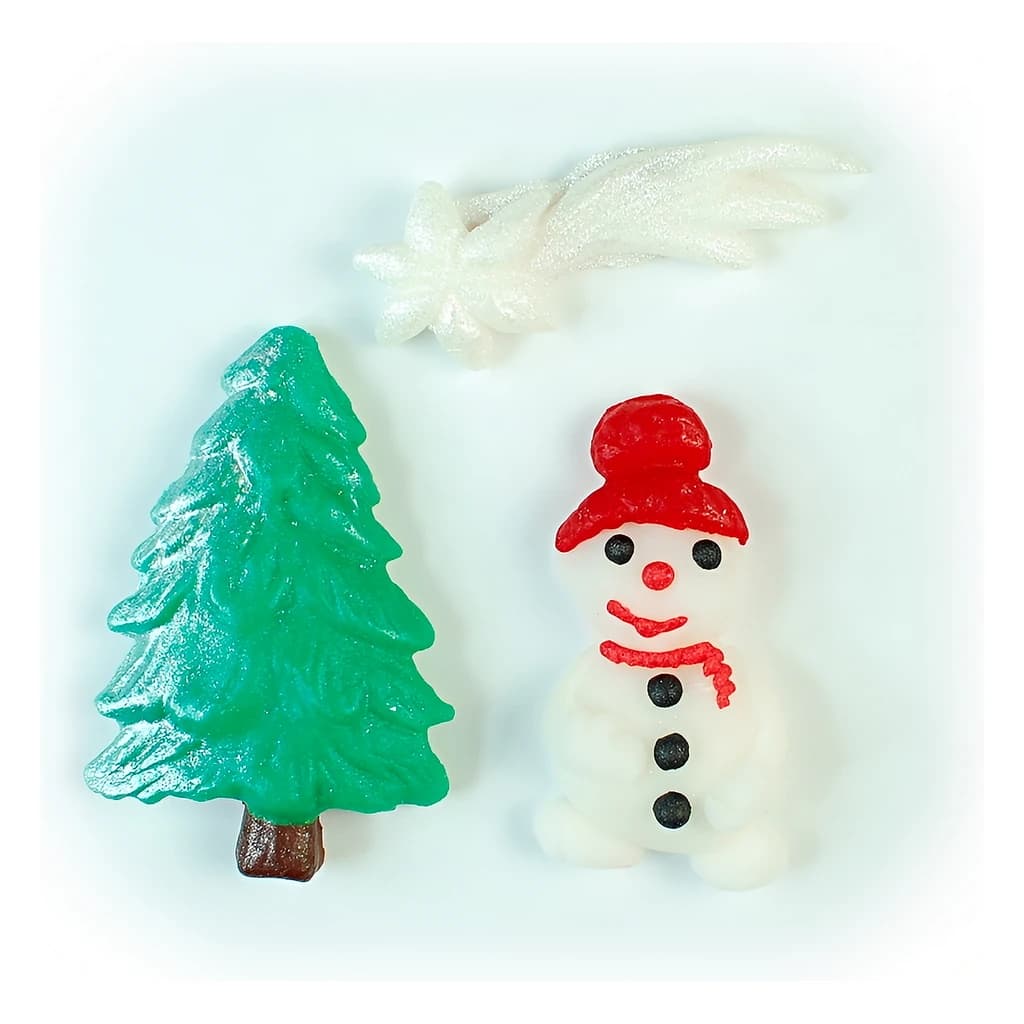 Christmas Sugar Figures Set SW1 – Assorted (15 pc)