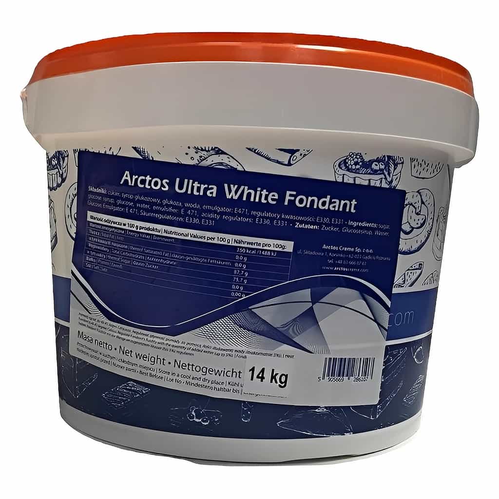 Arctos Ultra White Fondant 14 kg