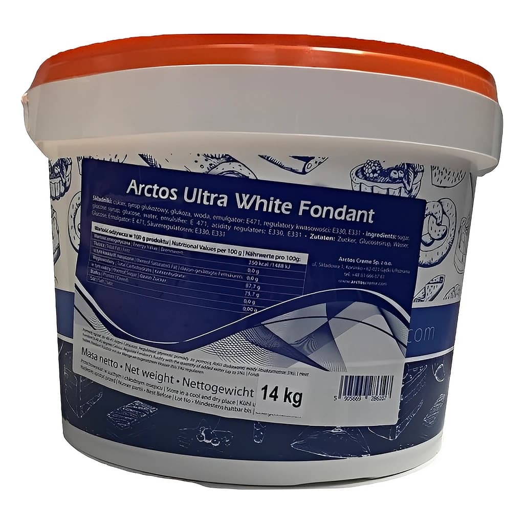 Arctos Ultra White Fondant 14 kg