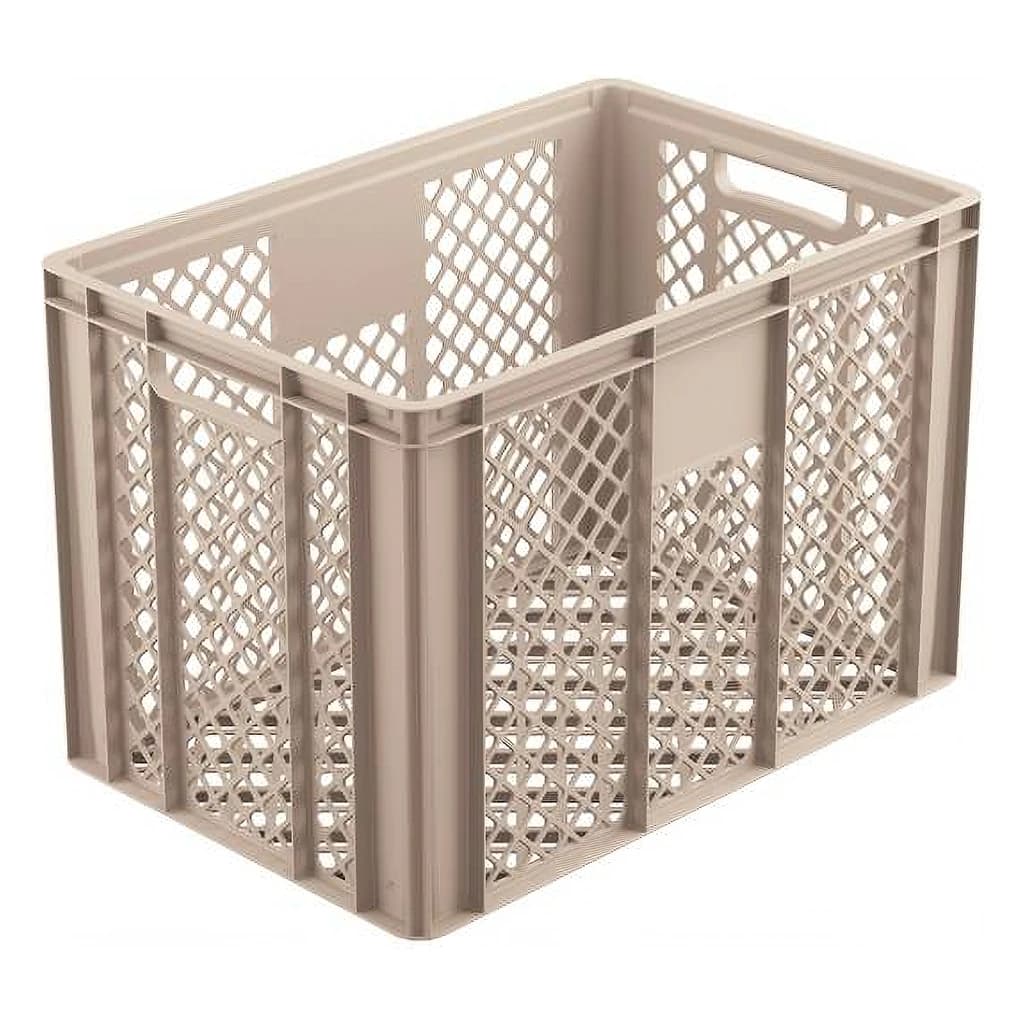 Perforated Transport Box 60 × 40 × 41, Beige