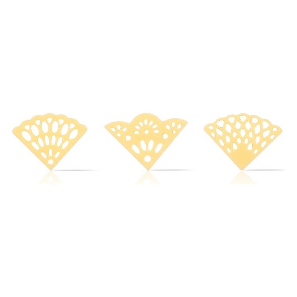 Dobla Lace Fan Mini White Assortment (216 pc)
