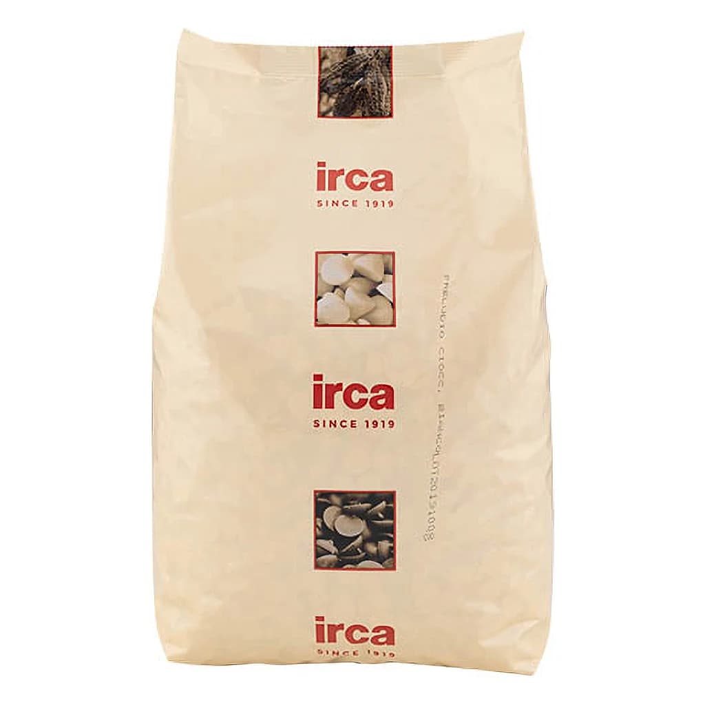 IRCA Reno Bianco White Chocolate Couverture 27% Drops 10 kg