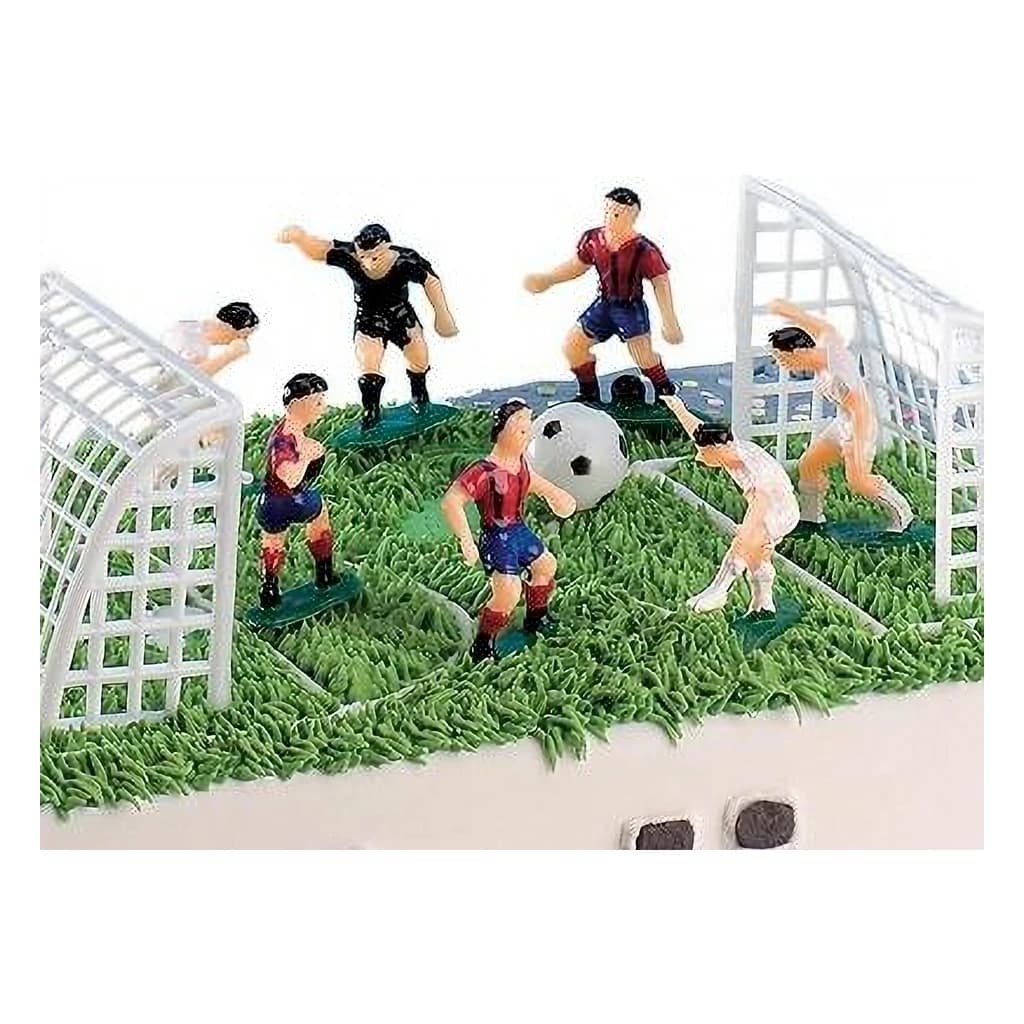 Football Pitch Cake Decoration Set