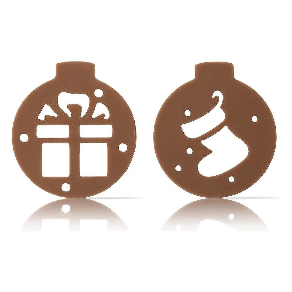 Milk Chocolate Christmas Bauble Decorations (324 pcs)