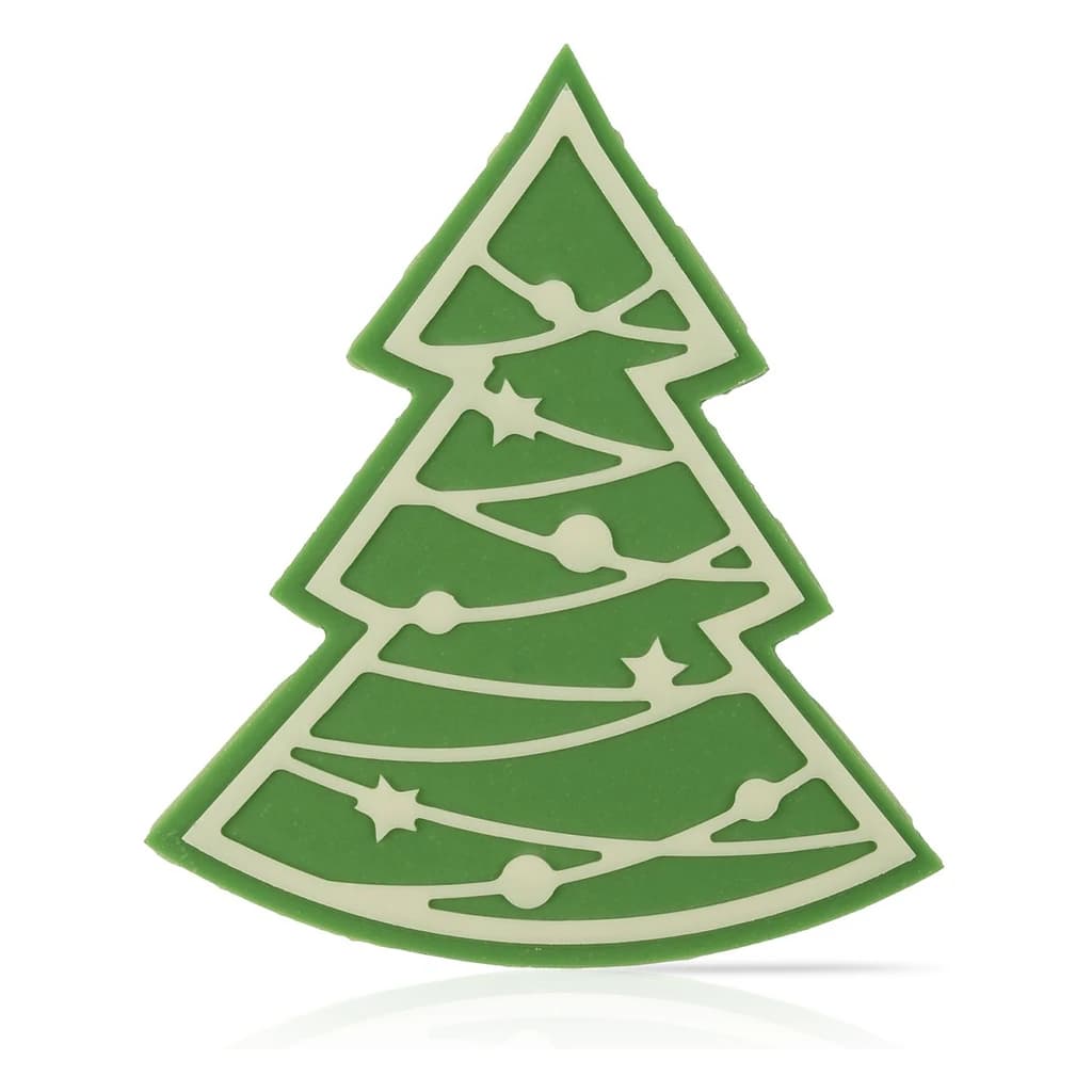 Green Chocolate Christmas Tree Decoration (72 pcs)