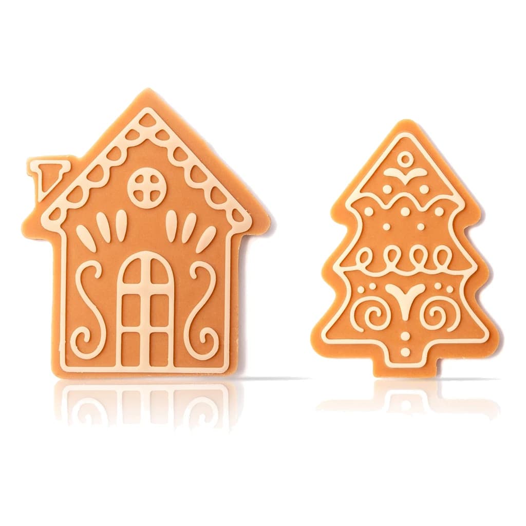 Sugar Gingerbread House Decorations (96 pcs)