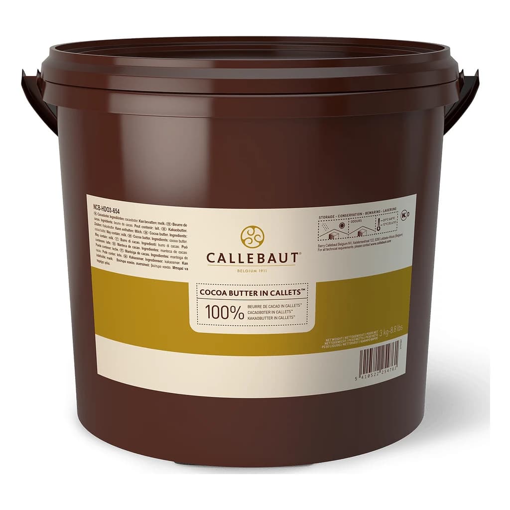 Callebaut Cocoa Butter in Callets 100% 3 kg