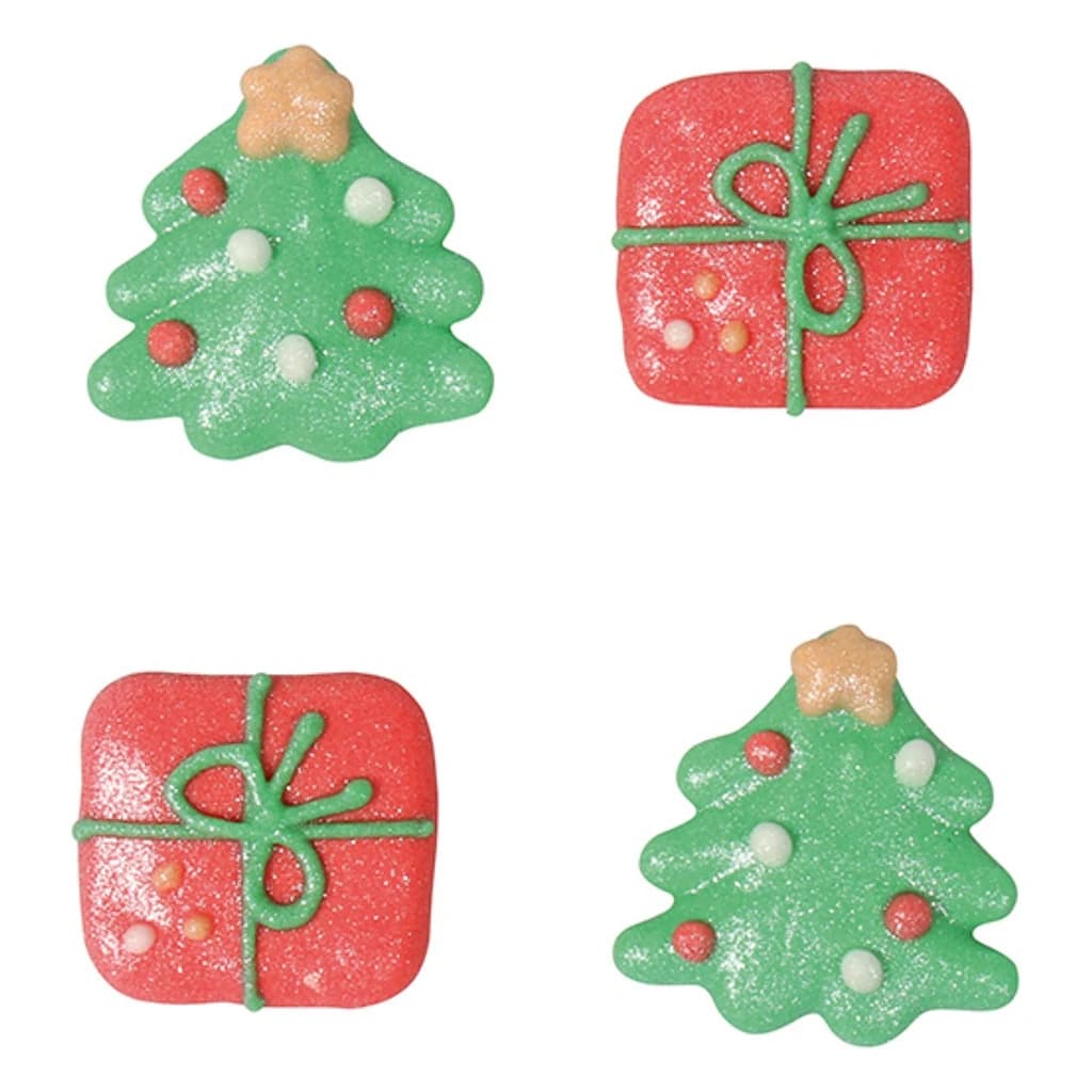 Culpitt Christmas Tree & Parcel Sugar Pipings 25 mm (250 pc)