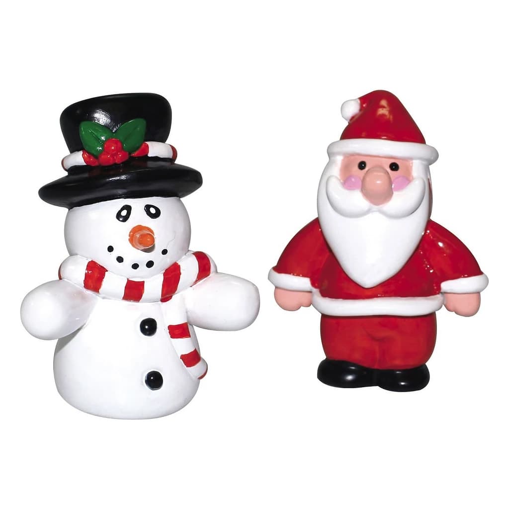 Culpitt Snowman & Santa Cake Figurines 50 mm (50 pc)
