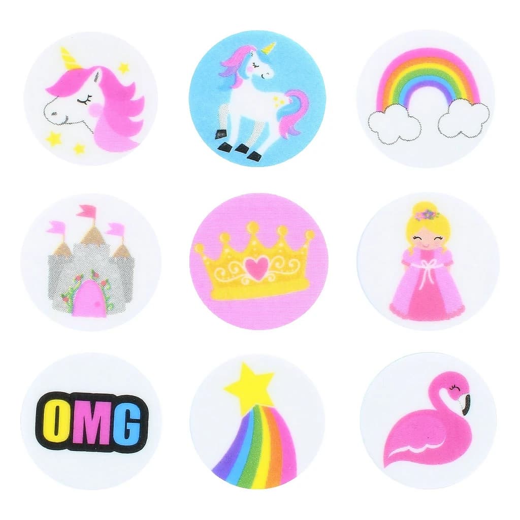 Magical Collection Printed Sugar Toppers 38 mm (144 pc)