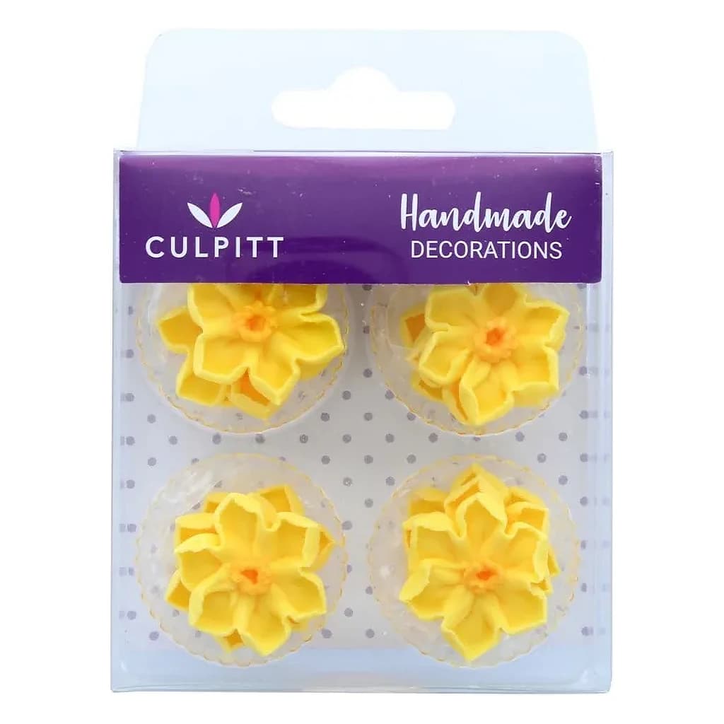 Culpitt Daffodil Sugar Pipings (12 pc)