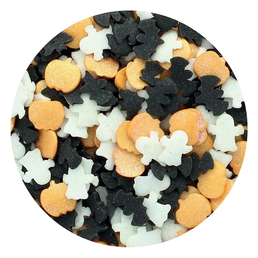 Halloween Sprinkle Mix – Pumpkin, Ghost & Bat