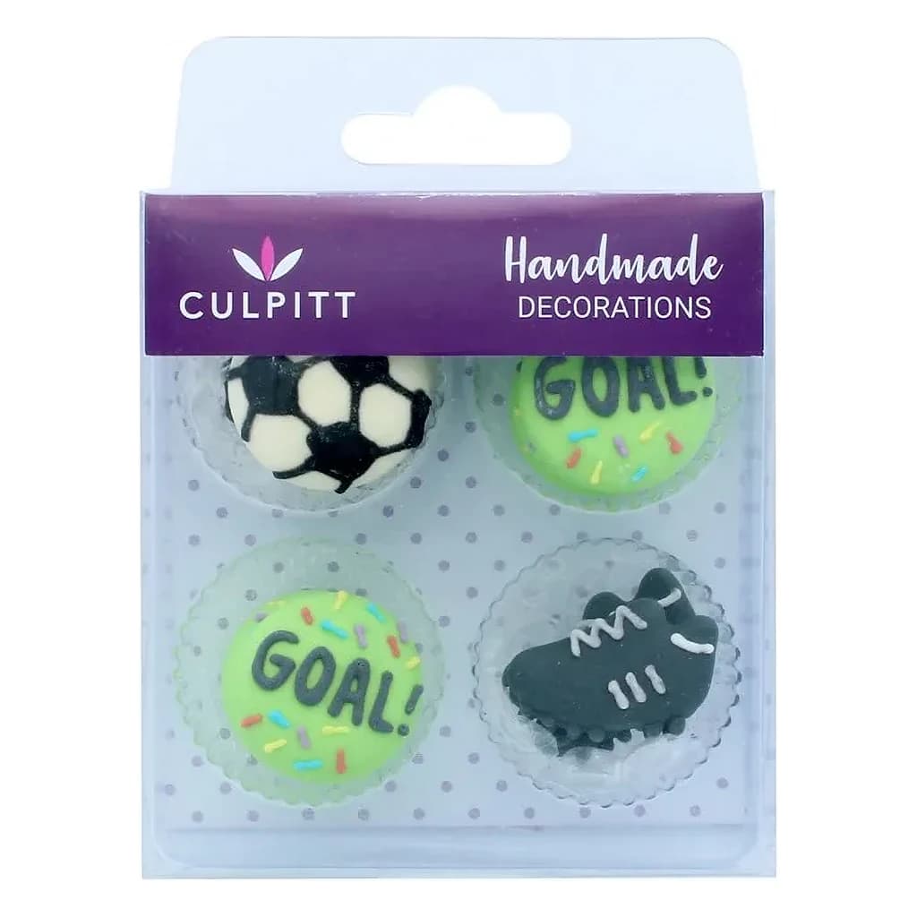 Football Sugar Pipings 25 mm (12 pc)