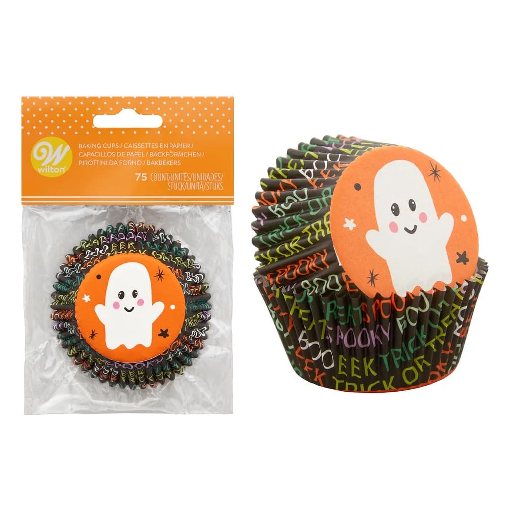 Wilton Ghost Halloween Baking Cases (75 pc)