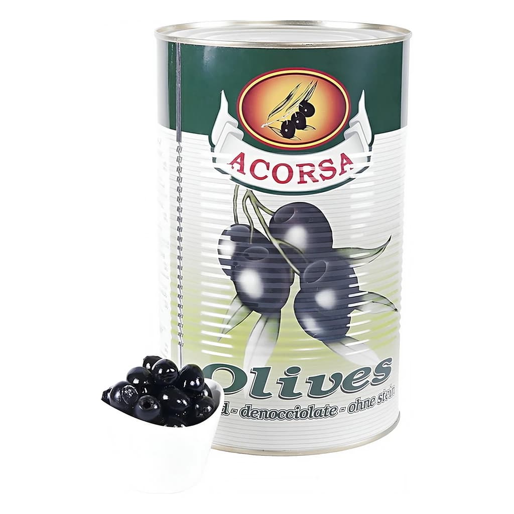 Black Olives Pitted Whole 3 × Kc5
