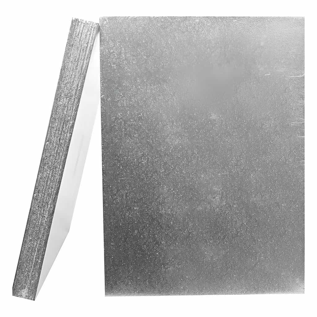 Oblong Double Thick Card — Silver (Culpitt)