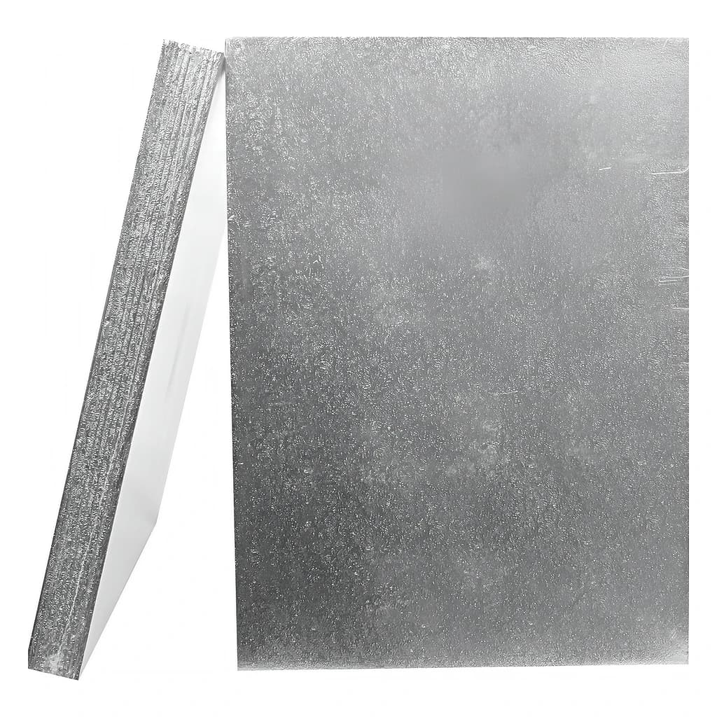 Oblong Double Thick Card — Silver (Culpitt)