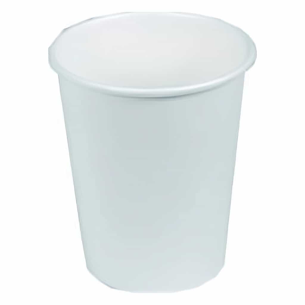 12 oz Plain White Hot Cups – 1000 pc
