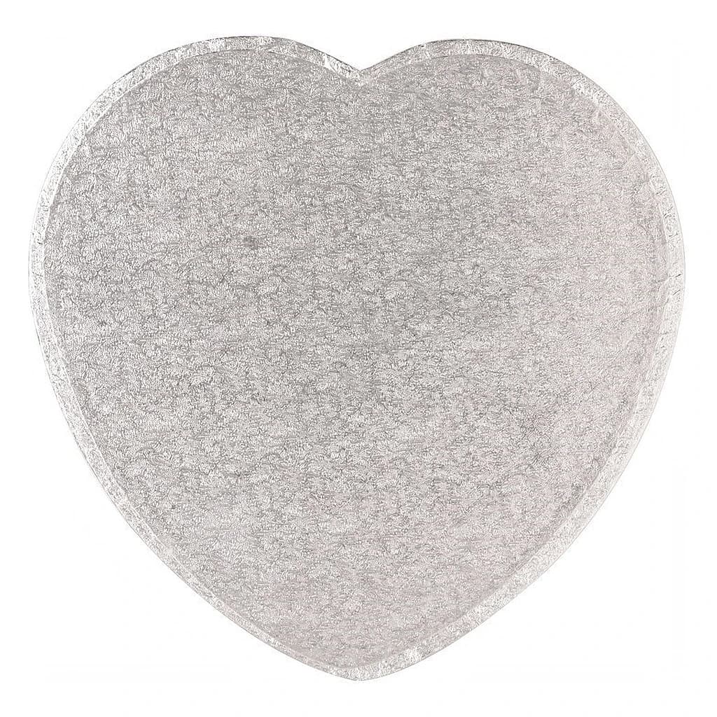 Heart Cake Drum — Silver
