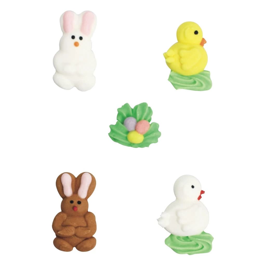 Culpitt Easter Friends Sugar Pipings – Bulk (200 pc)