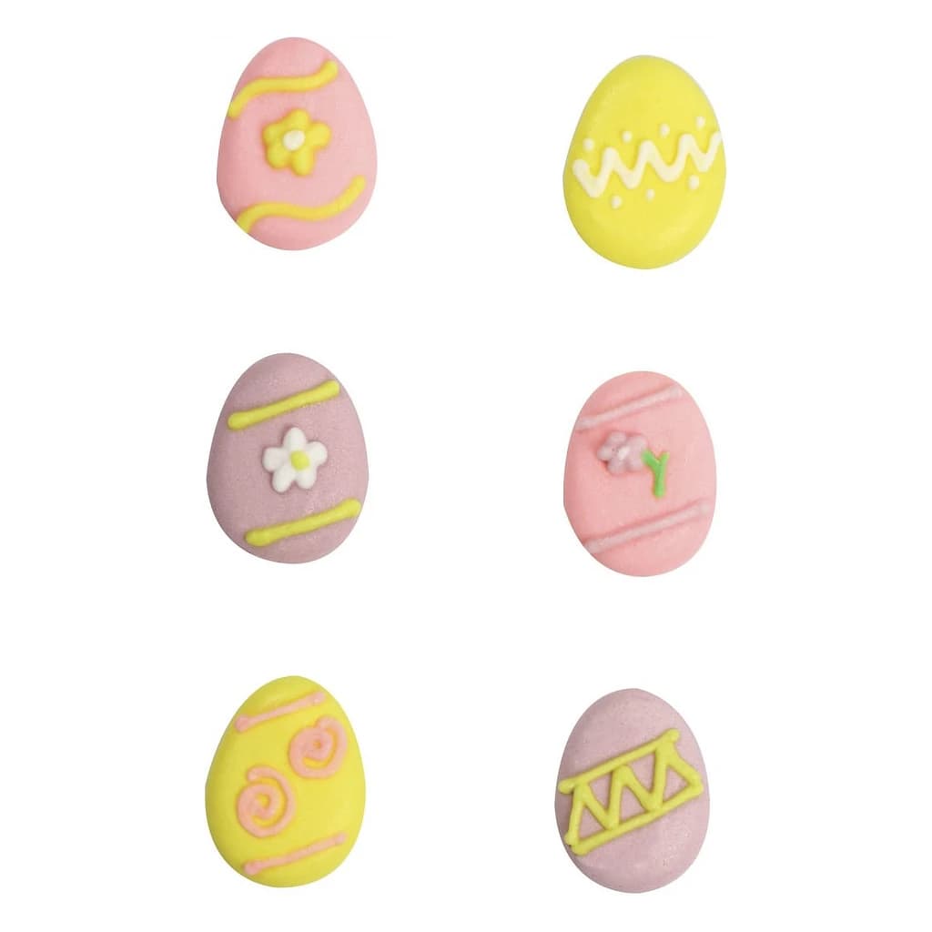 Culpitt Assorted Easter Egg Sugar Pipings 23 mm (240 pc)