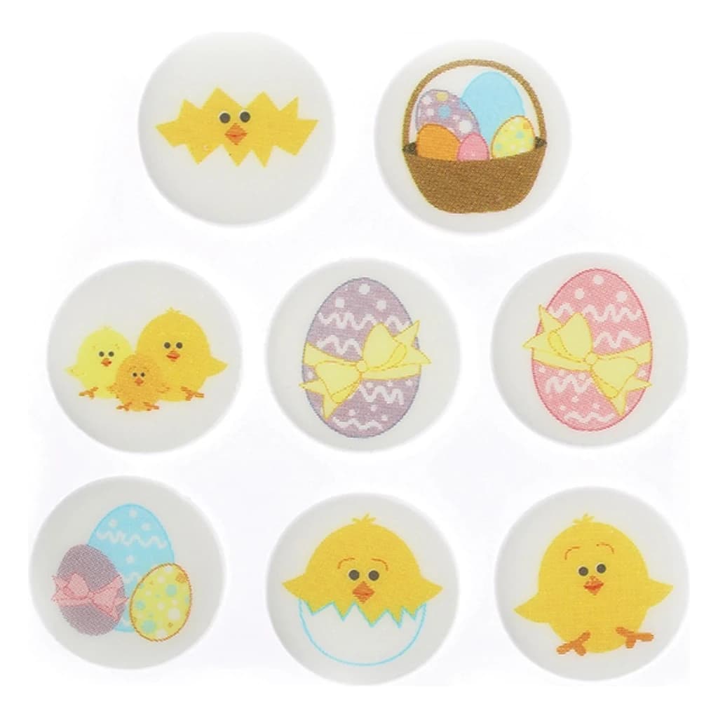 Culpitt Easter Printed Sugar Disc Toppers 30 mm (448 pc)
