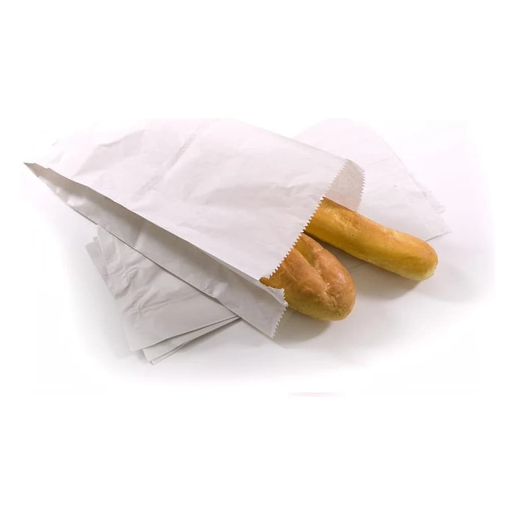 White Paper Satchel Bags Strung 7×11×15 in, 500 pc