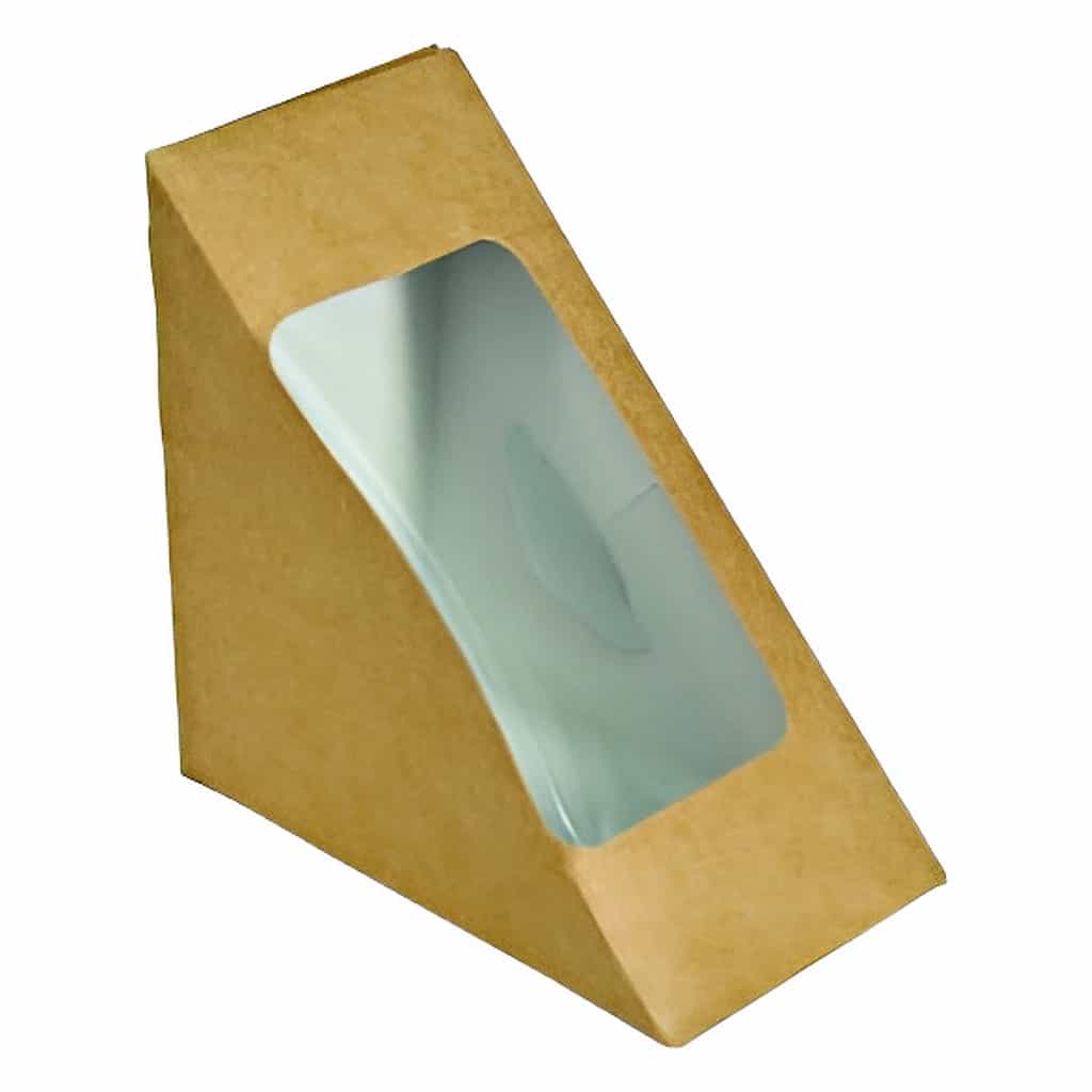 Brown Kraft Deep Fill Same Day Sandwich Wedge 72 mm 500 pc