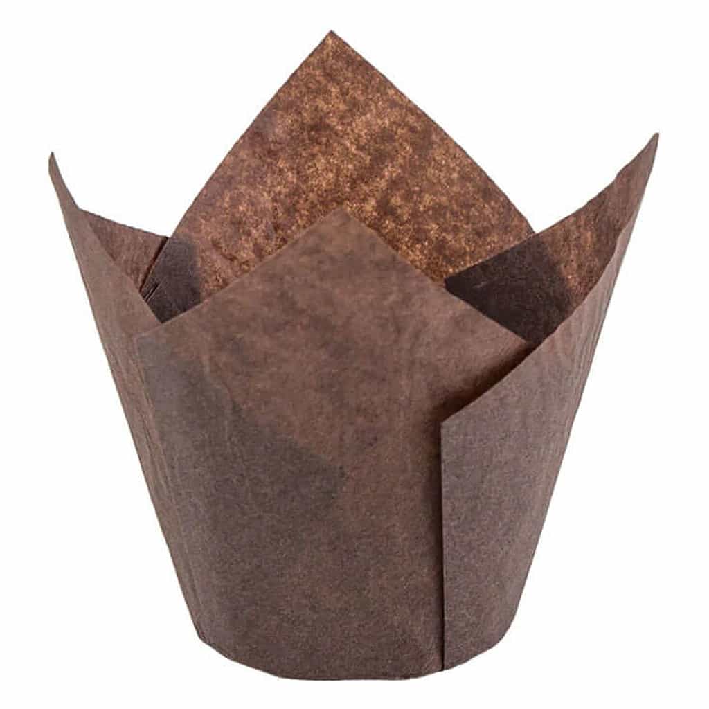 Brown Tulip Case 160 × 160 × 50 mm (200 pc)
